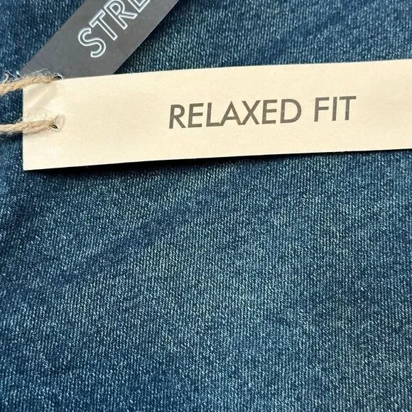 Studio 12 Straight Leg Jeans Relaxed Fit Stretch Denim Pants | Junior Size 3 - Picture 4 of 14